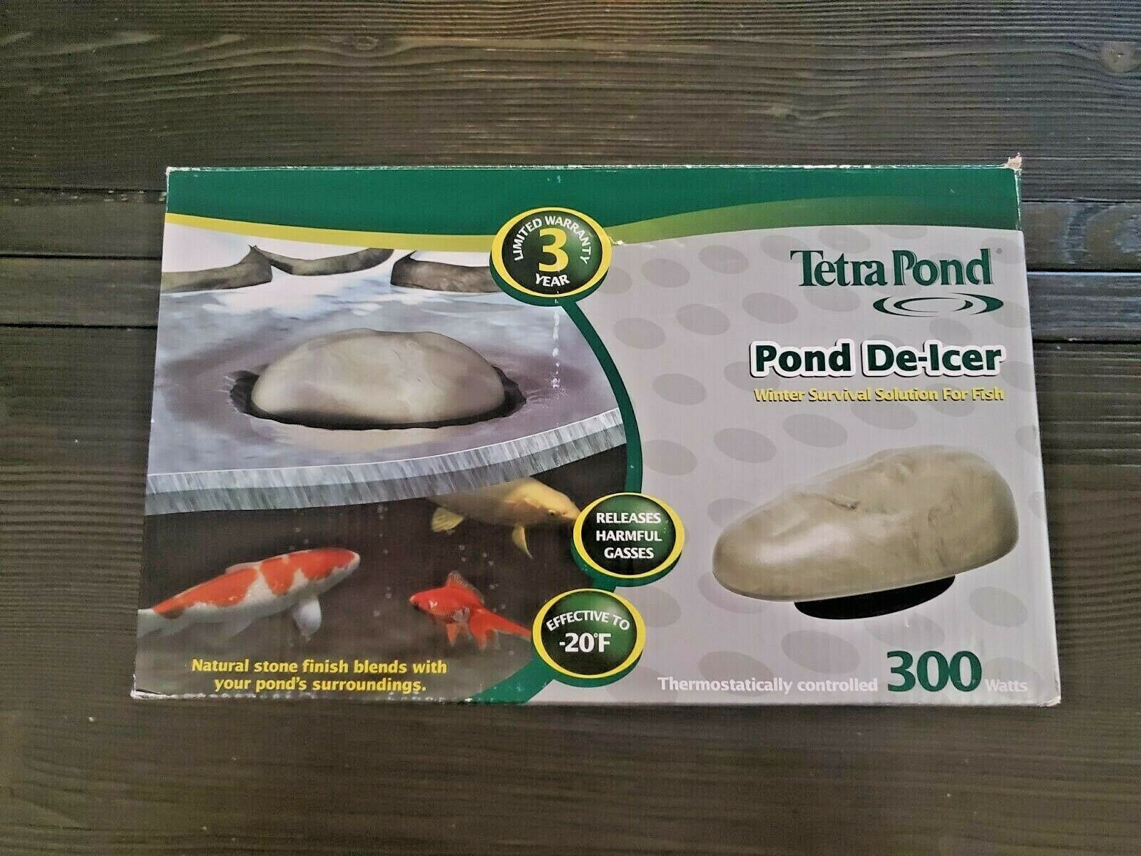 Tetrapond De-icer, Thermostatically Controlled Winter Survival Solution For Fish