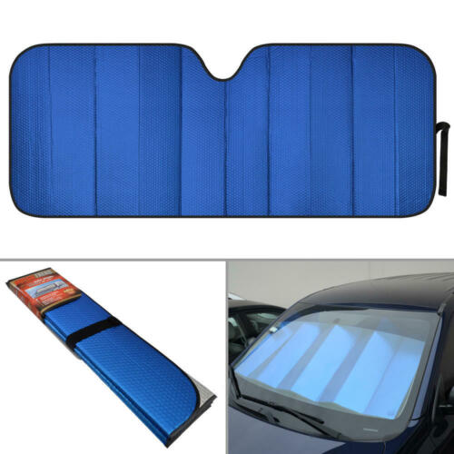 Auto Sunshade Blue Foil Reflective Windshield For Car Cover Visor Jumbo Size