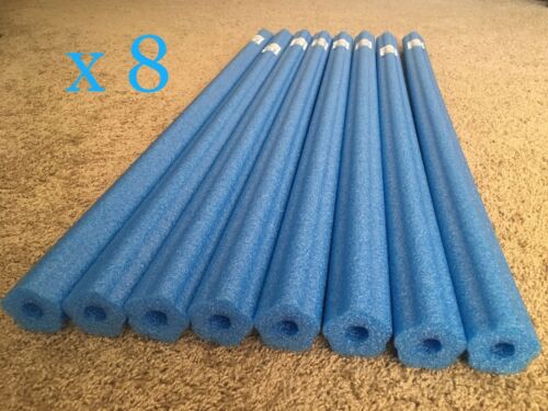 Lot 8x Blue Noodle Swimming Pool Noodle Therapy Water Floating Foam Craft