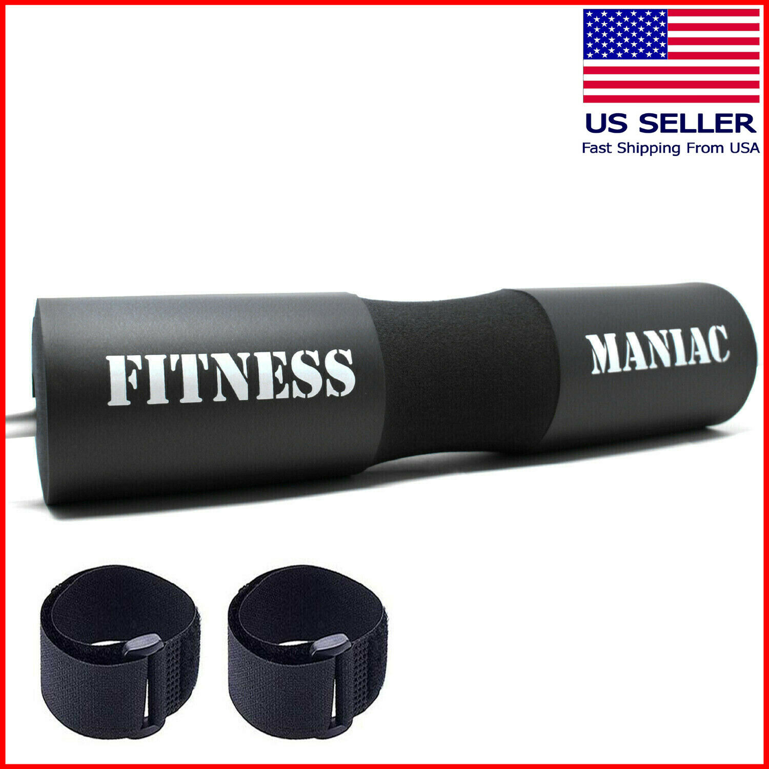 Squat Barbell Pad Support Gym Weight Lifting Bar Foam Cover Pull Up Neck Protect