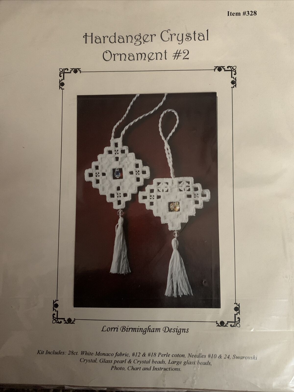Lorri Birmingham Hardanger Ornament #2 Kit