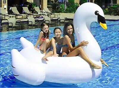 Inflatable Giant Swan 75" Rideable Toy Party Leisure Giagantic Float 388328-lf